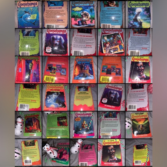 Goosebumps books Lot or can split up🤓 - Picture 2 of 4